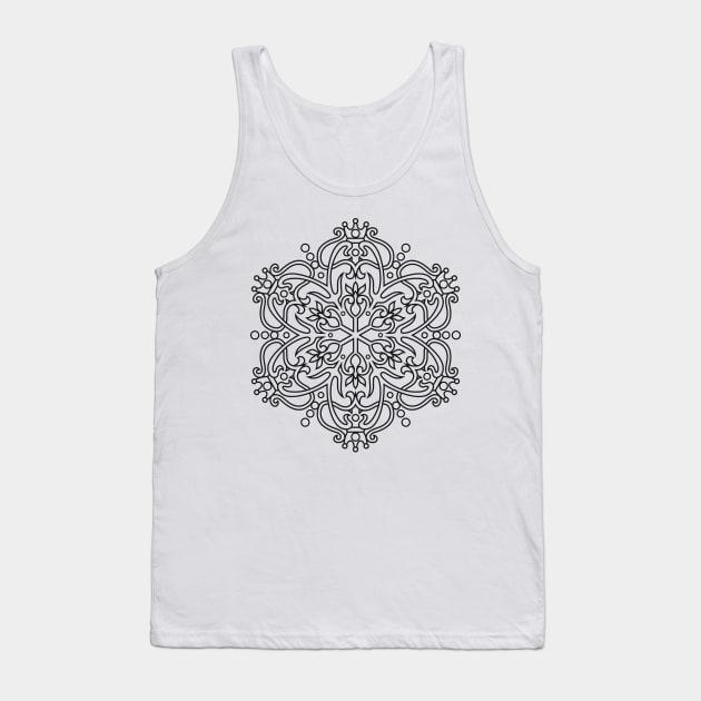 MANDALA to paint by yourself 03 Tank Top by EDDArt